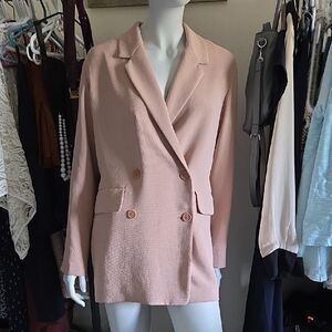 Wilfred Pink Cherelle Blazer Oversized Double-Breasted